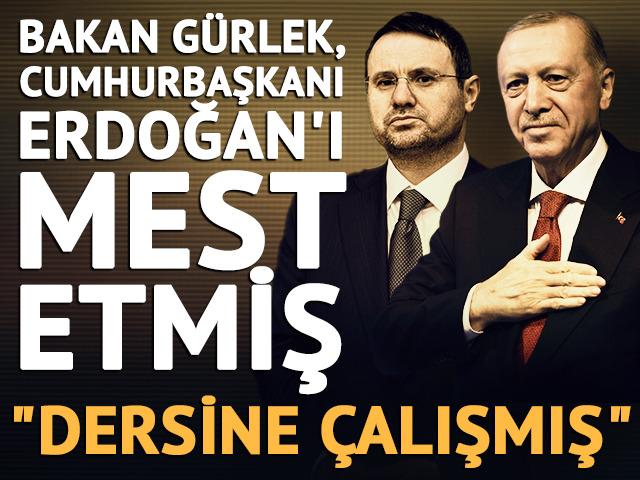 Cumhurbaşkanı Erdoğan'dan Adalet Bakanı Akın G&uuml;rlek'e: "Dersine &ccedil;alışmış"