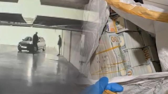 30 milyon dolar için 15 dakika yetmiş! Otoparktaki hırsızlık kamerada