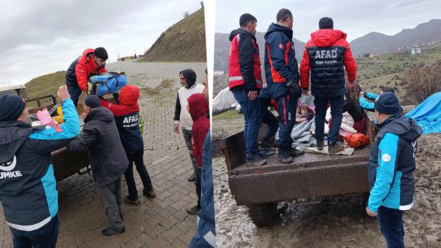 Siirt’te fırtına ve sağanak çadırları yıktı: 20 kişi tahliye edildi