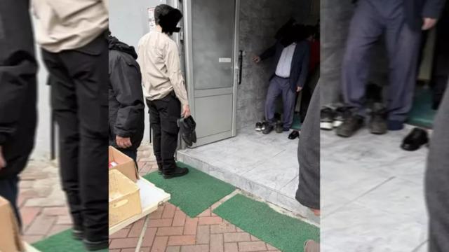 Polisin ayakkabı taşıdığı görüntü tepki çekmişti! Kaymakamdan açıklama geldi