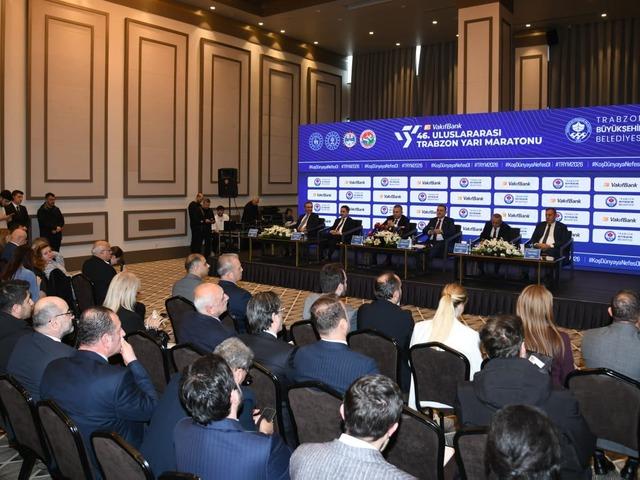 Uluslararası Trabzon Yarı Maratonu'nun tanıtım toplantısı yapıldı