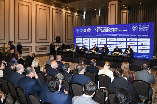 Uluslararası Trabzon Yarı Maratonu'nun tanıtım toplantısı yapıldı