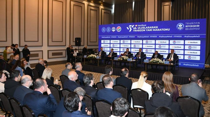 Uluslararası Trabzon Yarı Maratonu'nun tanıtım toplantısı yapıldı