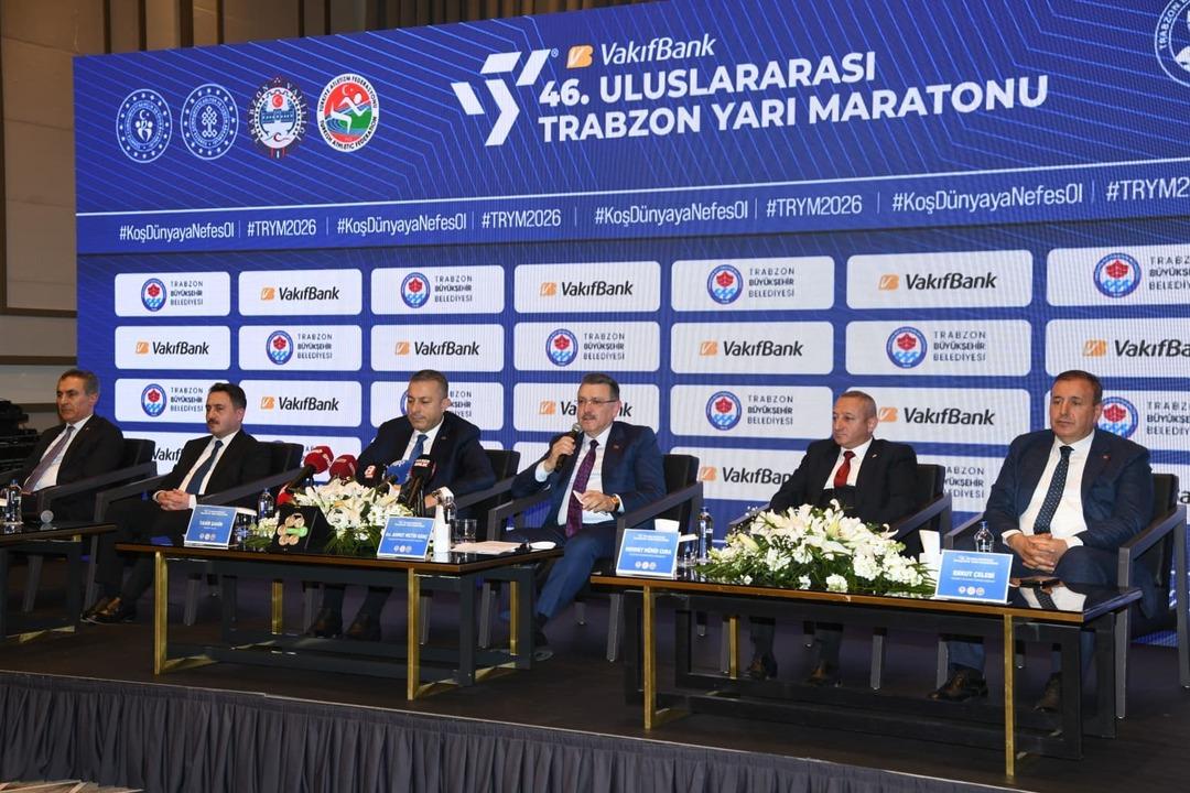 Uluslararası Trabzon Yarı Maratonu nun tanıtım toplantısı yapıldı 2