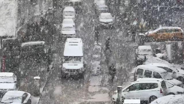 Van'da yoğun kar yağışı etkili oldu