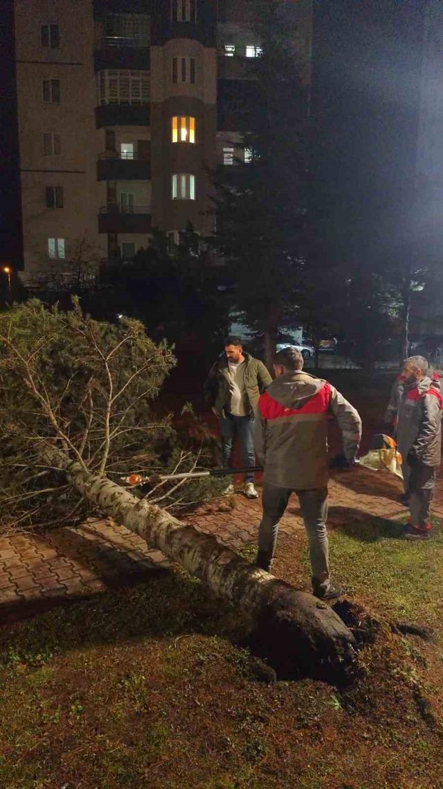 Melikgazi Belediyesi ekipleri rüzgar mesaisinde 4