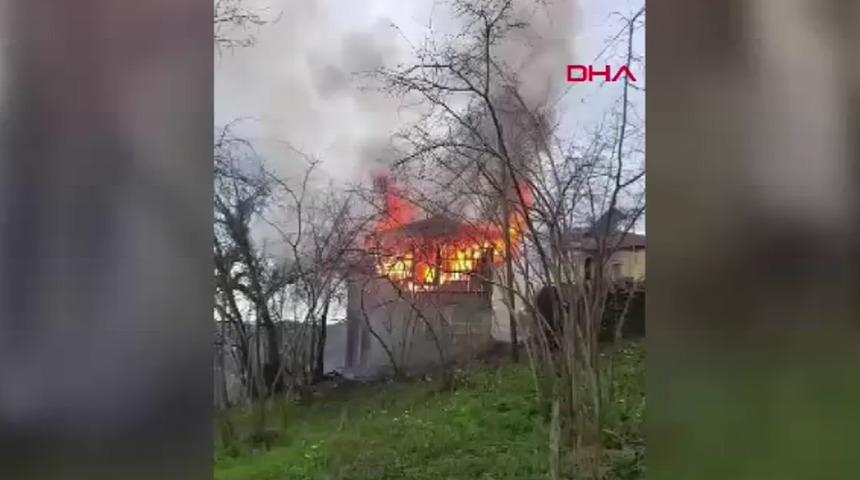 Giresun'da yangın! 88 yaşındaki kadın hayatını kaybetti