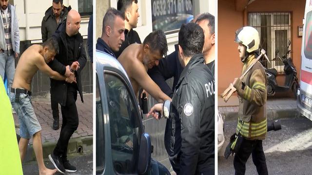 Küçükçekmece'de polis gelince kendini eve kilitledi; kapı kırılarak gözaltına alındı