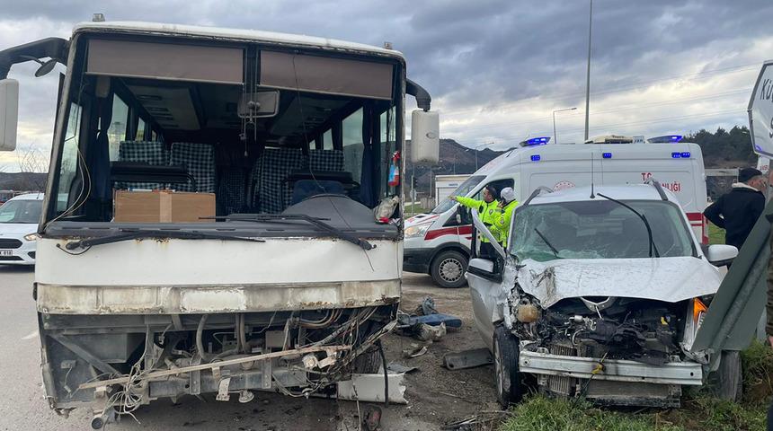 Amasya'da trafik kazası! 6 yaralı