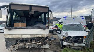 Amasya'da trafik kazası! 6 yaralı