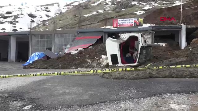 Yer: Bitlis! Toprak kaydı, erken tahliye faciayı önledi