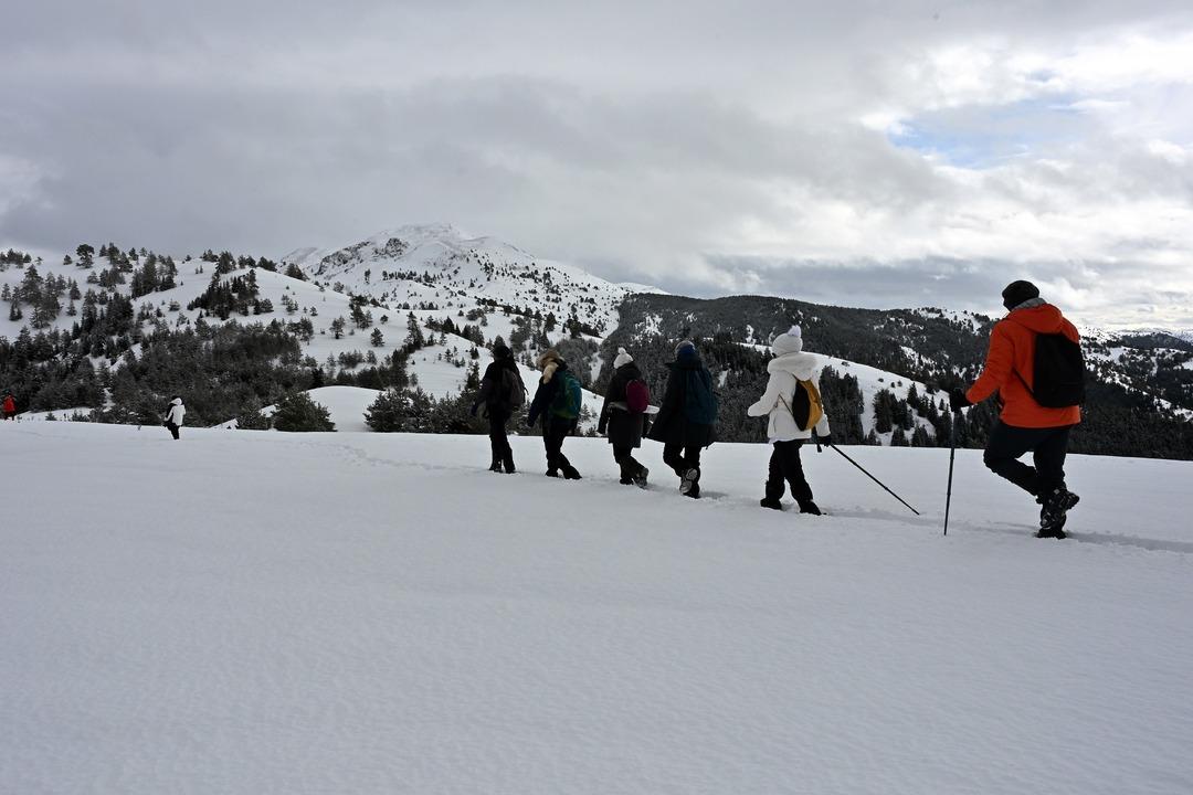 Kar kalınlığı 1.5 metreye ulaştı! İlk defa yapınca "Dağ virüsü" kaptı! 4