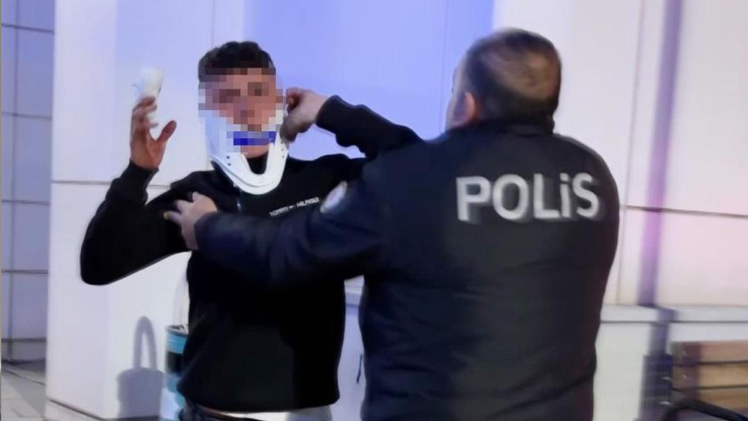 Yer: Aksaray! Gasba uğrayıp yaralanan şahıslar gazetecilere saldırdı 2