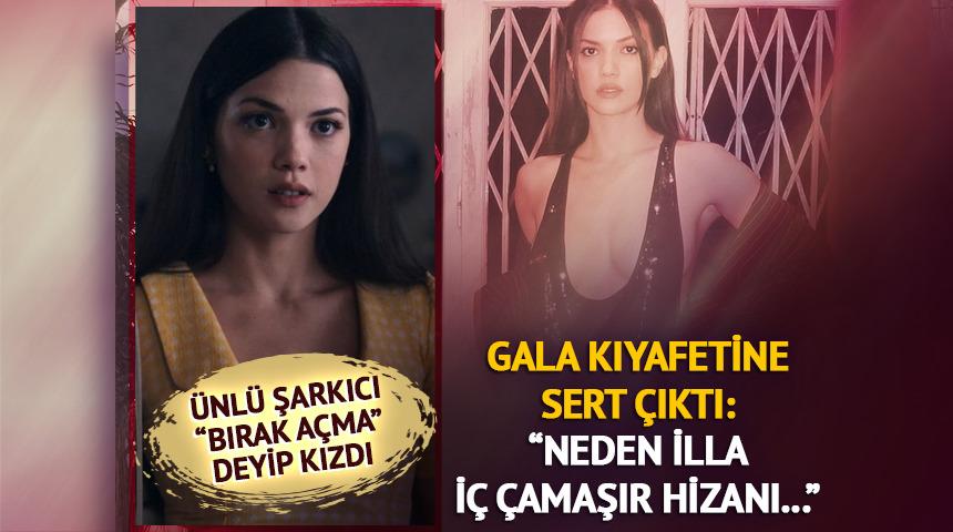 &Uuml;nl&uuml; şarkıcıdan sert eleştiri: "İlla i&ccedil; &ccedil;amaşırı hizanı..."