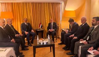 Irak Dışişleri Bakanı H&uuml;seyin, M&uuml;nih'te MİT Başkanı Kalın ile g&ouml;r&uuml;şt&uuml;