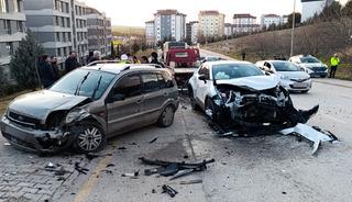 Eskişehir'de zincirleme trafik kazası: 6 yaralı