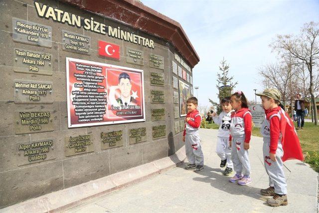 Anasınıfı öğrencileri 15 Temmuz Şehitlik Anıtı’nı ziyaret etti