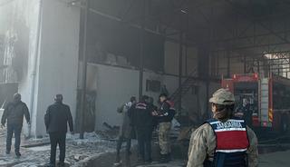 Gaziantep'te fabrikada yangın