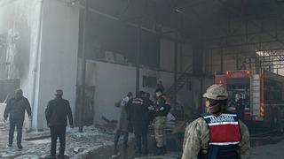 Gaziantep'te fabrikada yangın