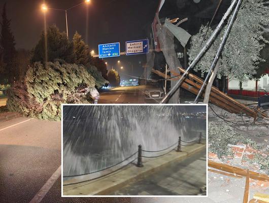 Kabus gibi gece! &Ccedil;atılar u&ccedil;tu, ağa&ccedil;lar devrildi, dalgaların boyu mendirekleri aştı