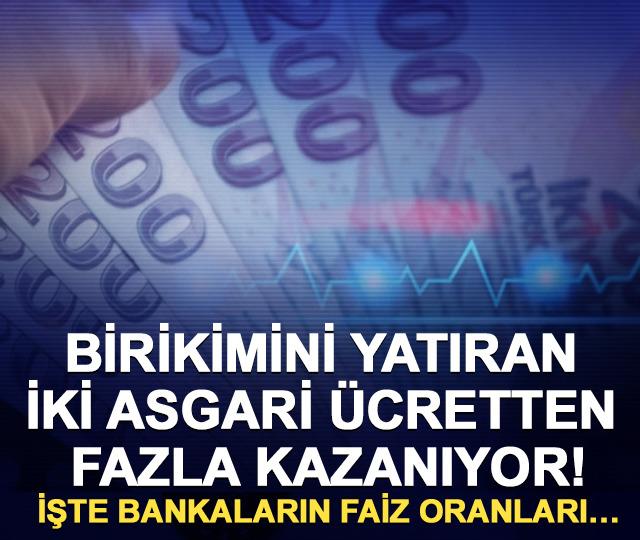 2 milyon TL'nin aylık getirisi ne kadar? Hangi banka ne kadar faiz veriyor? İşte güncel rakamlar!