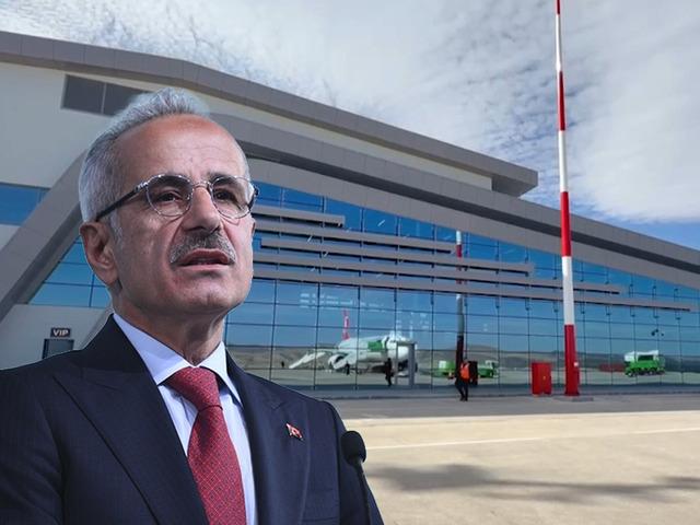 Bug&uuml;n hizmete alındı! Bakan Uraloğlu bir ilin havalimanı i&ccedil;in duyurdu