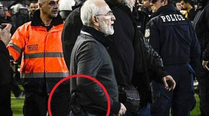 PAOK Başkanı Savvidis'e 3 yıl men cezası