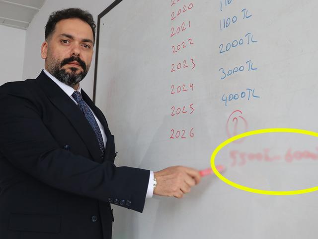 Bayram ikramiyesinde masadaki rakam belli oluyor: Tahtaya tek tek yazdı!