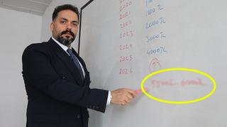 Bayram ikramiyesinde masadaki rakam belli oluyor: Tahtaya tek tek yazdı!