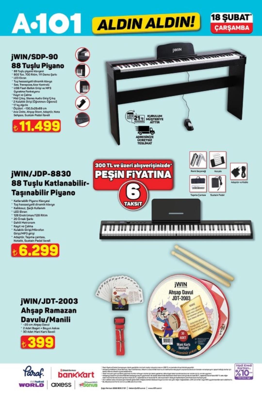 A101 e Samsung akıllı televizyon geliyor! 18 Şubat 2026 A101 katalog yayınlandı! 10