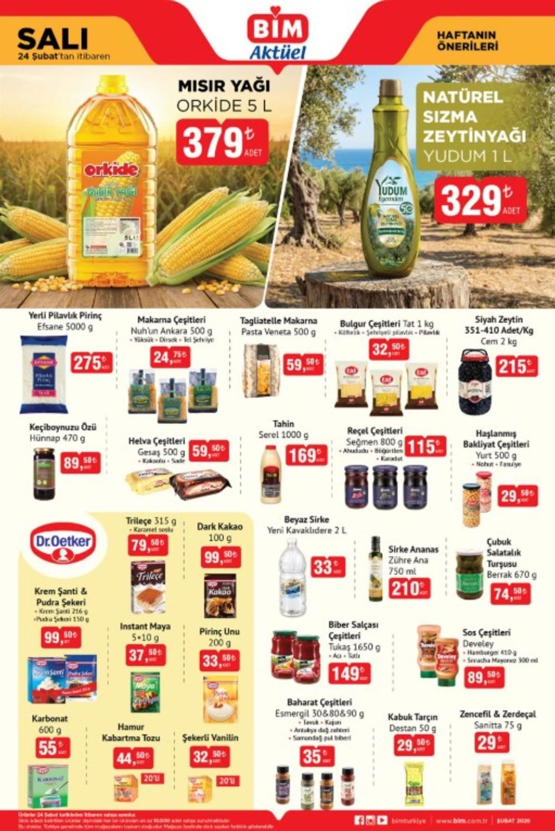 24 Şubat 2026 BİM Aktüel haftanın önerileri kataloğu yayınlandı!  2