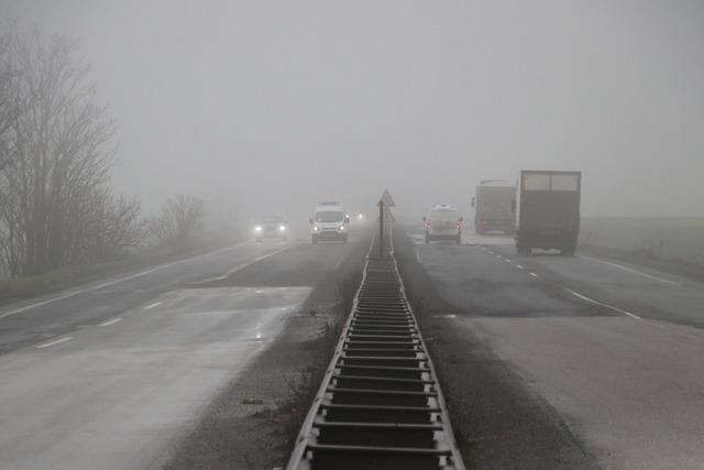 Tekirdağ da sis ara&ccedil; trafiğini olumsuz etkiledi 2