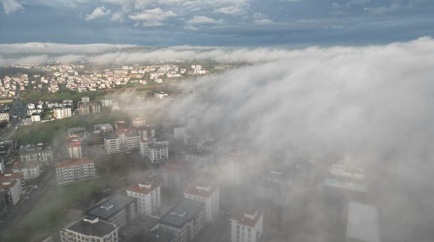 Tekirdağ'da sis ara&ccedil; trafiğini olumsuz etkiledi
