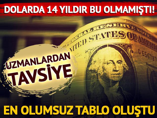 Dolarda 14 yıldır bu olmamıştı! En olumsuz tablo oluştu