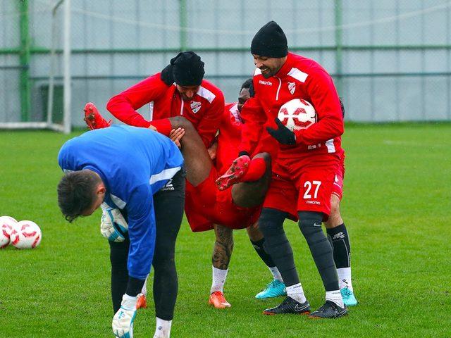 Boluspor, Gaziantepspor maçı hazırlıklarını sürdürdü