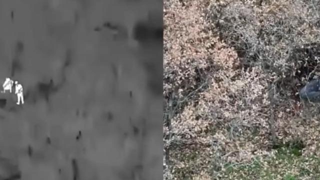 Termal drone destekli denetimde 2 kaçak avcı yakalandı