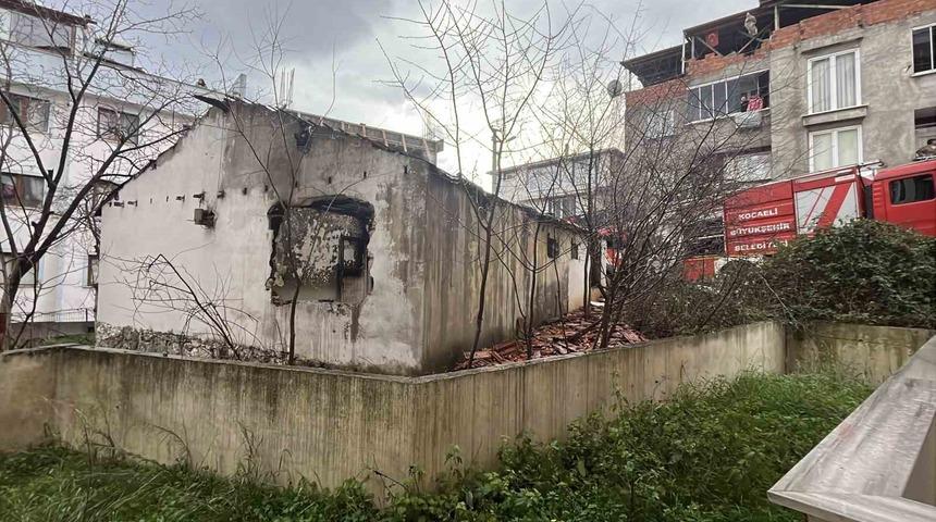 Gebze&rsquo;de metruk evde yangın &ccedil;ıktı