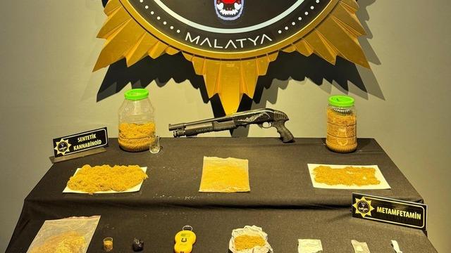 Malatya’da uyuşturucu operasyonu: 5 gözaltı