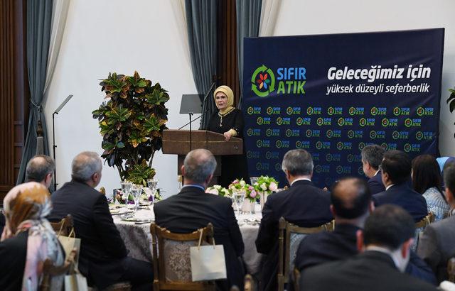 Emine Erdoğan: Sıfır Atık Projesi ile ilgili belediyelerimiz çalışmalara başlamalı