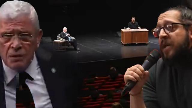 İYİ Parti lideri ile gazeteci arasında gerginlik: "İncindin mi... Laflara bak"