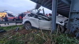 Rize'de feci kaza: 1 ölü, 1 ağır yaralı