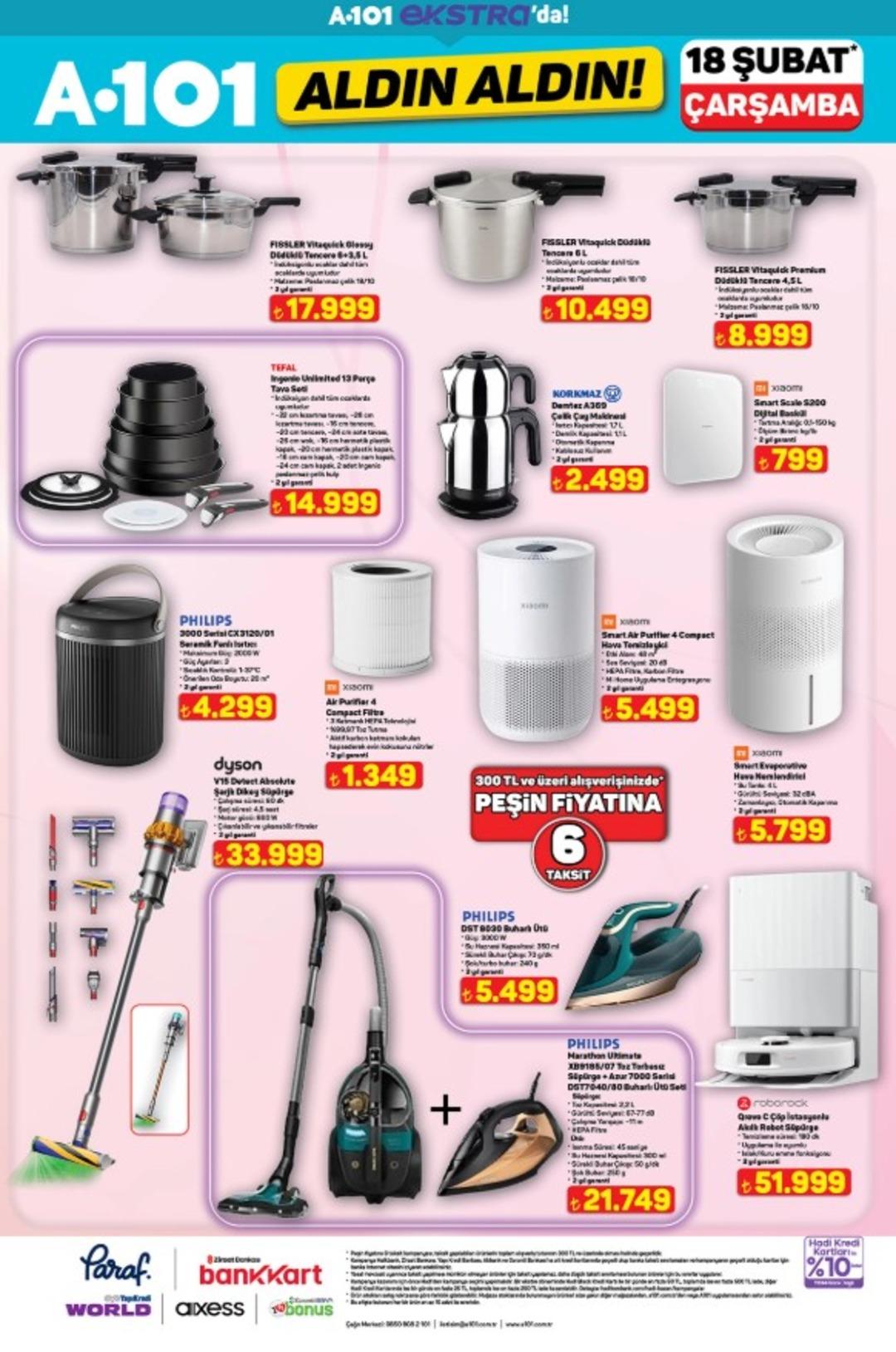 A101 e Dyson dikey süpürge geliyor! 18 Şubat 2026 A101 katalog yayınlandı! 9