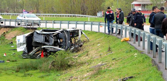 Tokat'ta otomobil takla attı: Serkan ve Elif öldü