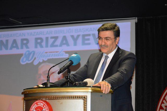 Anar Rızayev'in 80'inci yaşı İstanbul Yeni Yüzyıl Üniversitesi’nde kutlandı