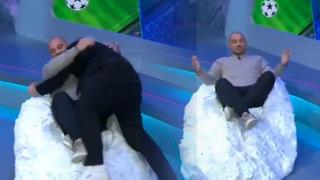 Galatasaray'ın 5-2'lik galibiyeti sonrası Wesley Sneijder, Juventus ile fena dalga geçti! Stüdyoya öyle bir şey getirdi ki... 