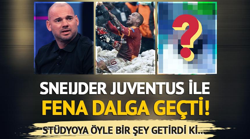Sneijder Juventus ile fena dalga ge&ccedil;ti! St&uuml;dyoya &ouml;yle bir şey getirdi ki... 