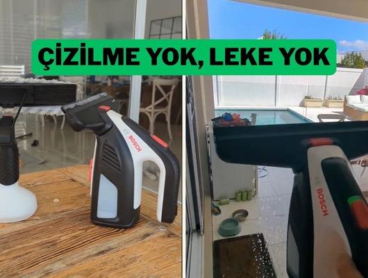 Cam temizliğinde devrim! Tek şarjla 35 pencere...