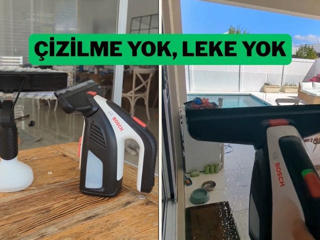 Cam temizliğinde devrim! Tek şarjla 35 pencere...