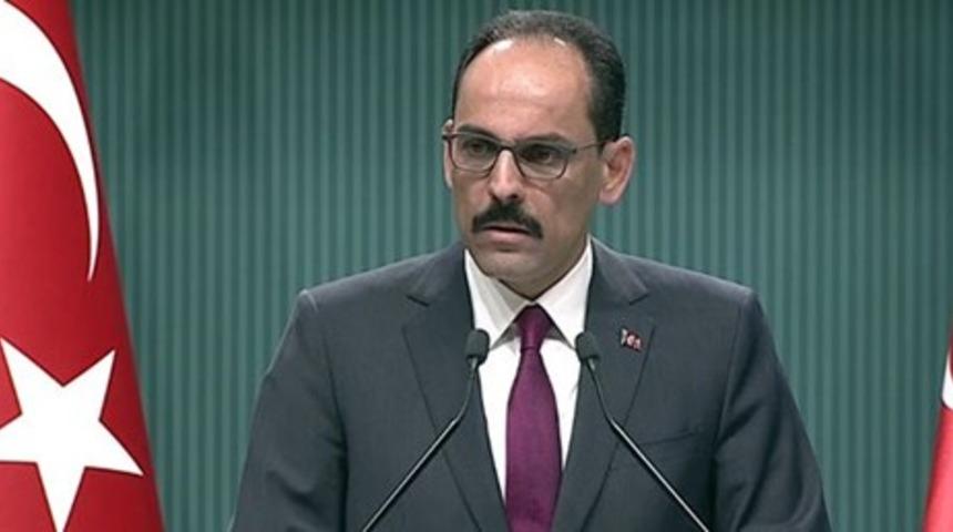 İbrahim Kalın'dan Fransa'nın YPG açıklamasına tepki