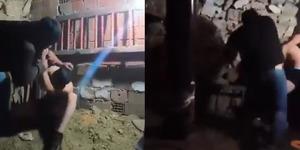 &Ccedil;ocuğa ahırda işkence! G&ouml;r&uuml;nt&uuml;ler infial yarattı